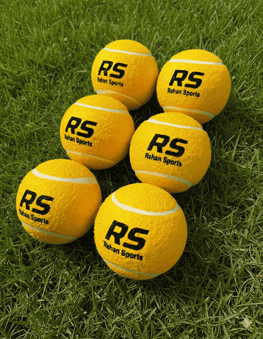 Rehan Sports Original Tape Balls (Pack Of 6) RS Special Double Pressure Balls