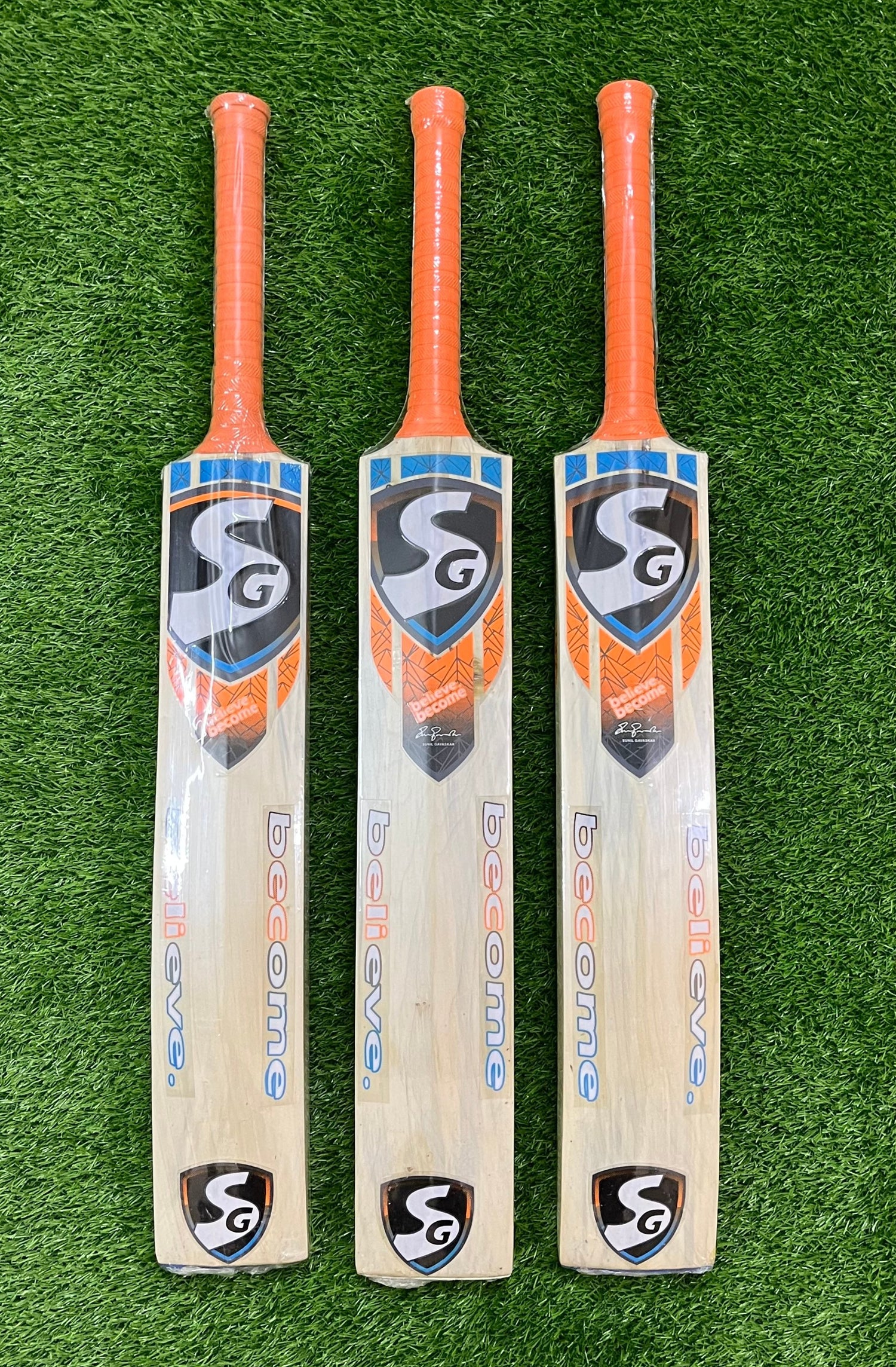 SG-SS-MRF-SF Hard Ball Bat All Stickers Bat By Rehan Sports English Willow Wood