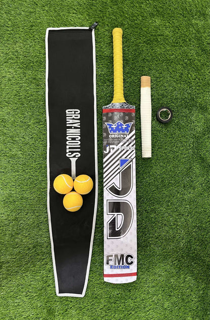 JD Tape Ball Bat Deal Rawalkot Wood Premium FMC Edition By Rehan Sports Premium Deal