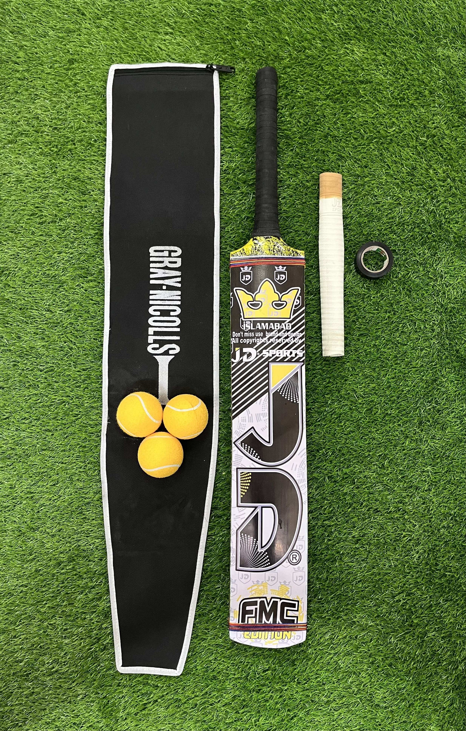 JD Tape Ball Bat Deal Rawalkot Wood Premium FMC Edition By Rehan Sports Premium Deal