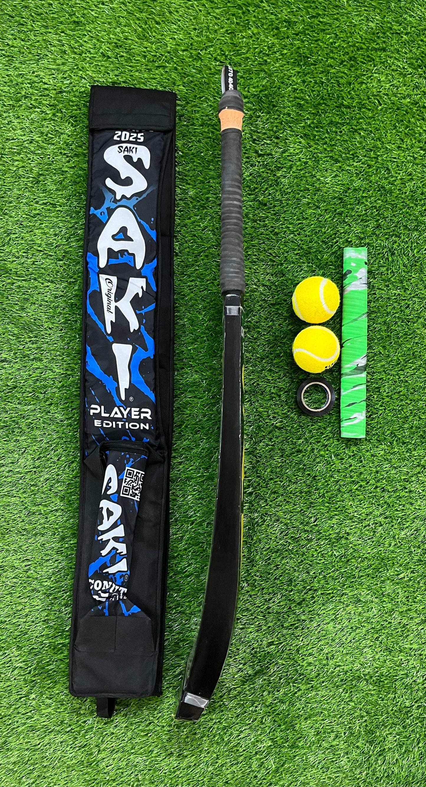 SAKI Tape Ball Premium Bat Deal Coconut Wood By Rehan Sports