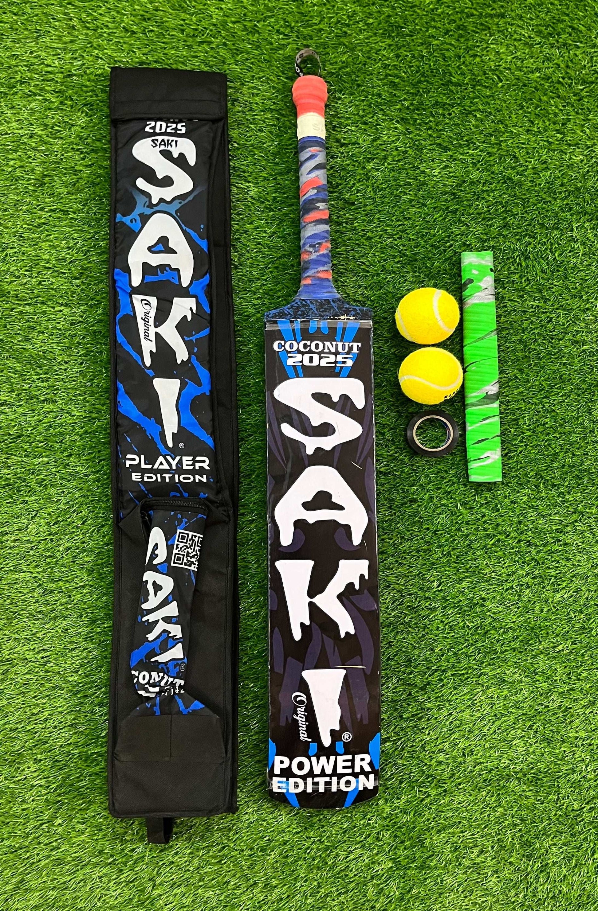 SAKI Tape Ball Premium Bat Deal Coconut Wood By Rehan Sports