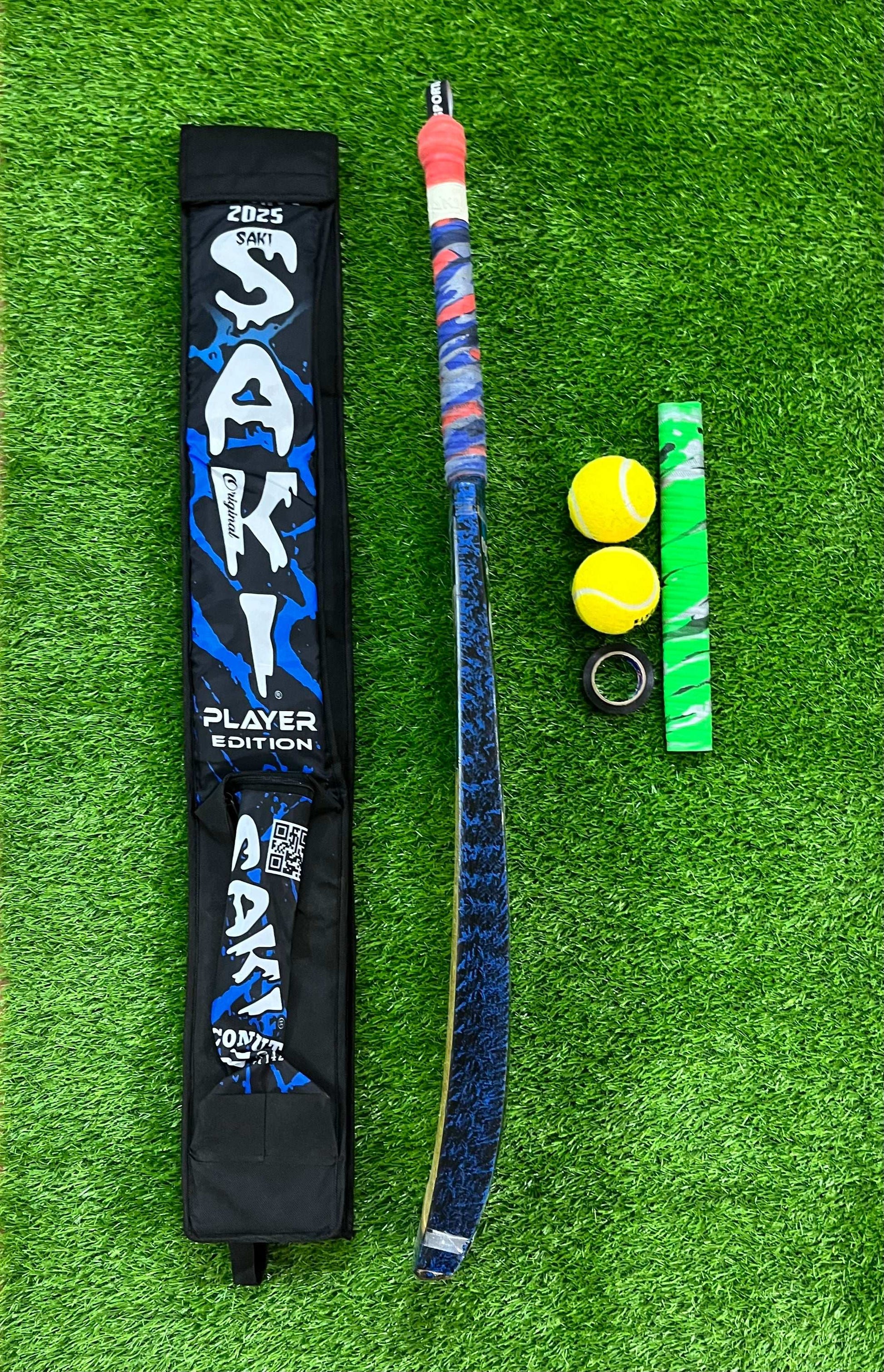 SAKI Tape Ball Premium Bat Deal Coconut Wood By Rehan Sports