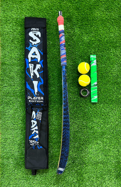 SAKI Tape Ball Premium Bat Deal Coconut Wood By Rehan Sports