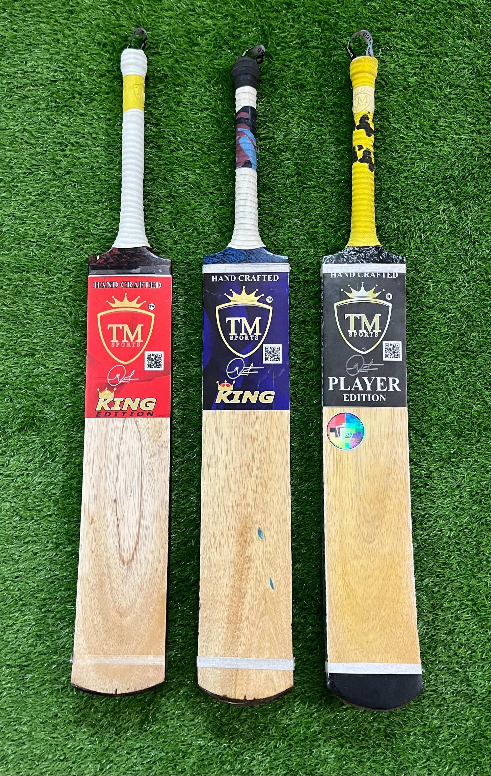 TM Tape Ball Bat King Edition Coconut A+++ Wood Premium Bat By Rehan Sports