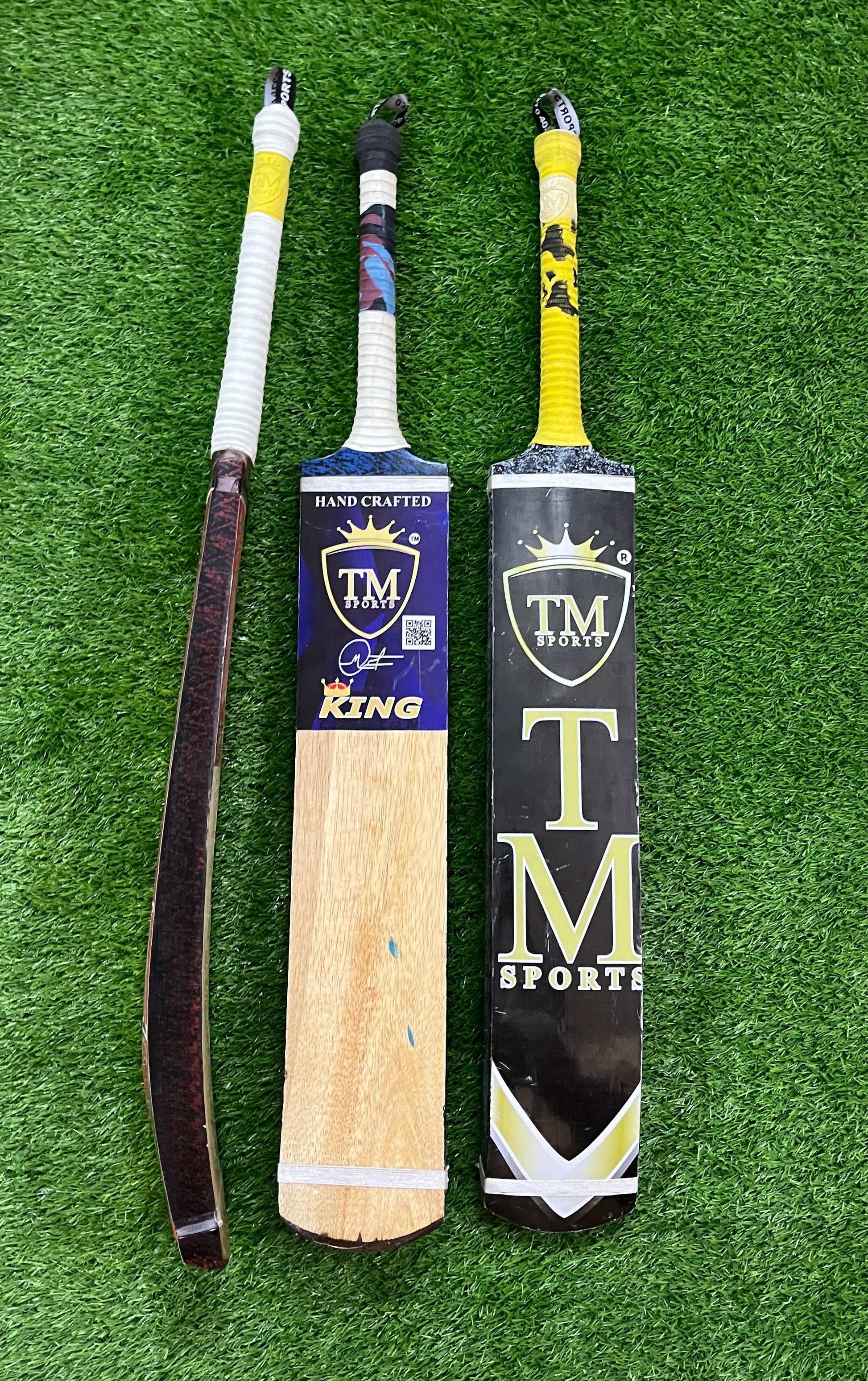 TM Tape Ball Bat King Edition Coconut A+++ Wood Premium Bat By Rehan Sports
