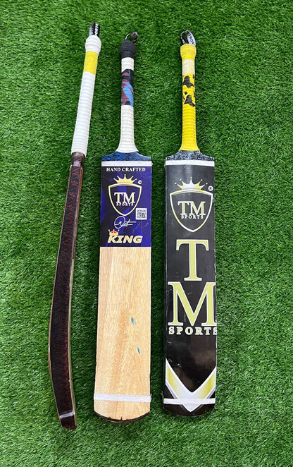 TM Tape Ball Bat King Edition Coconut A+++ Wood Premium Bat By Rehan Sports