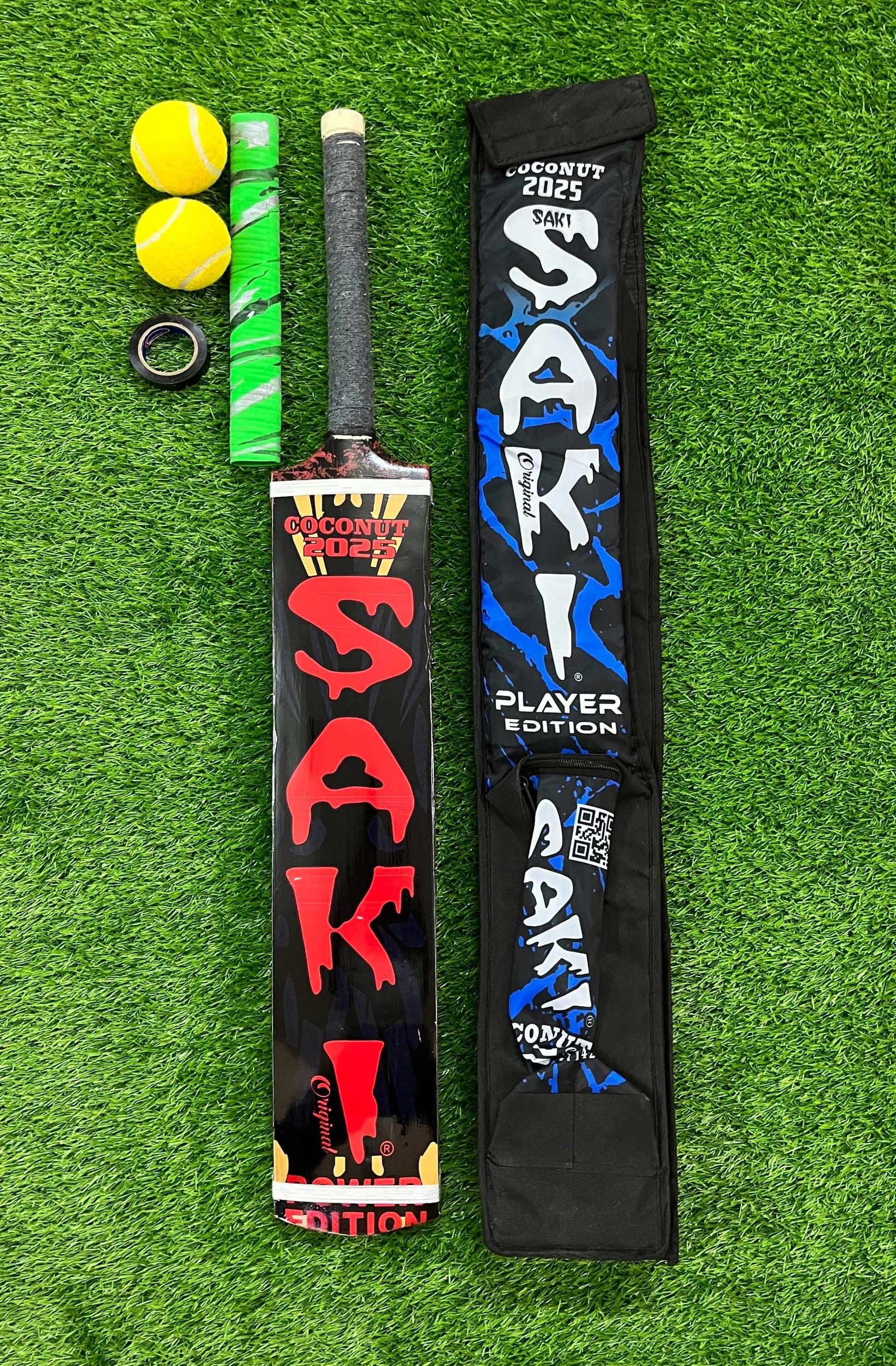 Saki Sports Power Edition Tape Ball Bat Premium Deal By Rehan Sports