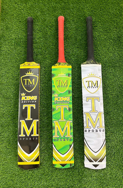 TM Tape Ball Bat King Edition-Rawalkot Wood Premium Bat By Rehan Sports