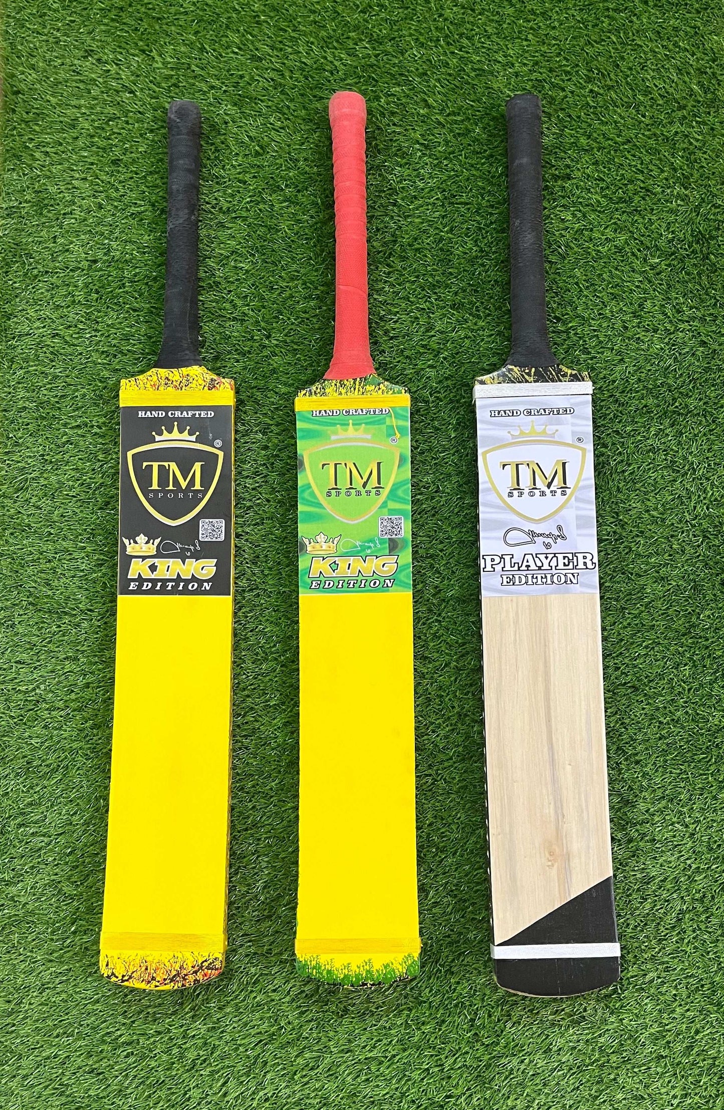 TM Tape Ball Bat King Edition-Rawalkot Wood Premium Bat By Rehan Sports