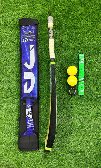 JD Coconut Cricket Bat-Premium Tape Ball Bat Deal  Comfortable Grip A+++Grade Coconut Wood